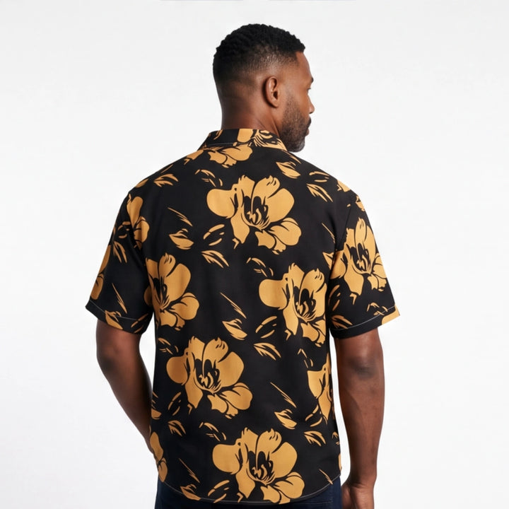 Leopold Floral Print Short-Sleeve Shirt