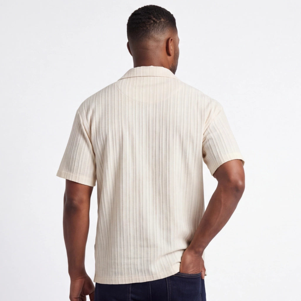 Sargent Color-Block Cuban Shirt