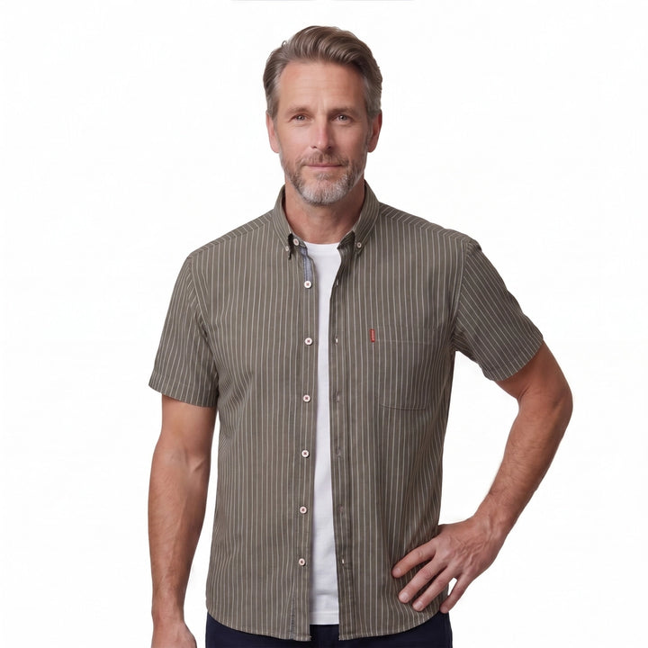 Penrose Striped Cotton Shirt