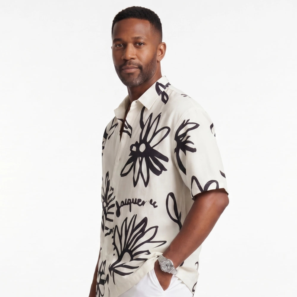 Declan Jacquard Cuban Shirt