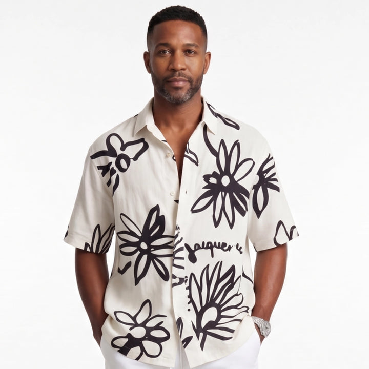 Declan Jacquard Cuban Shirt