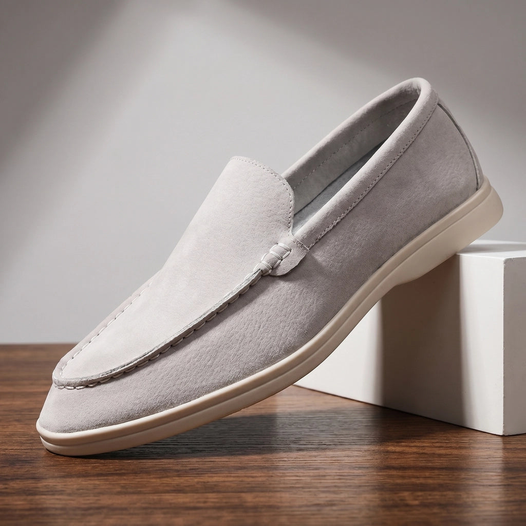 Gray Lorenzo Loafers 2