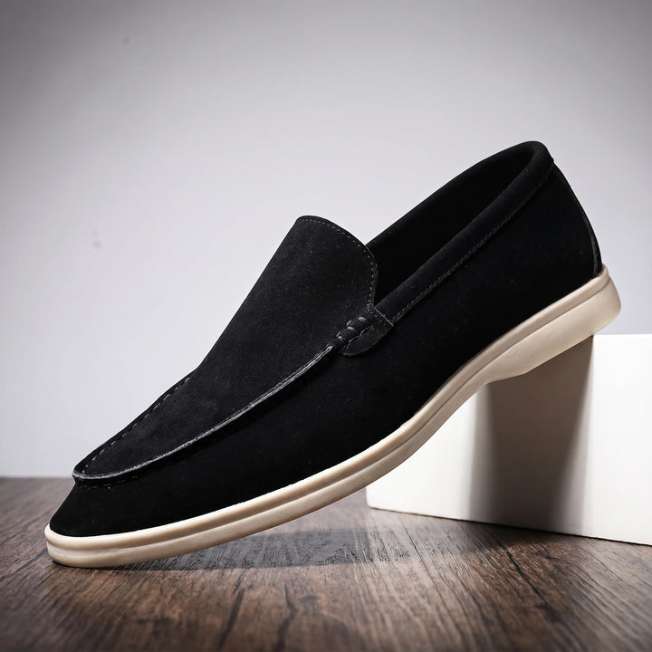 Black Lorenzo Loafers 1