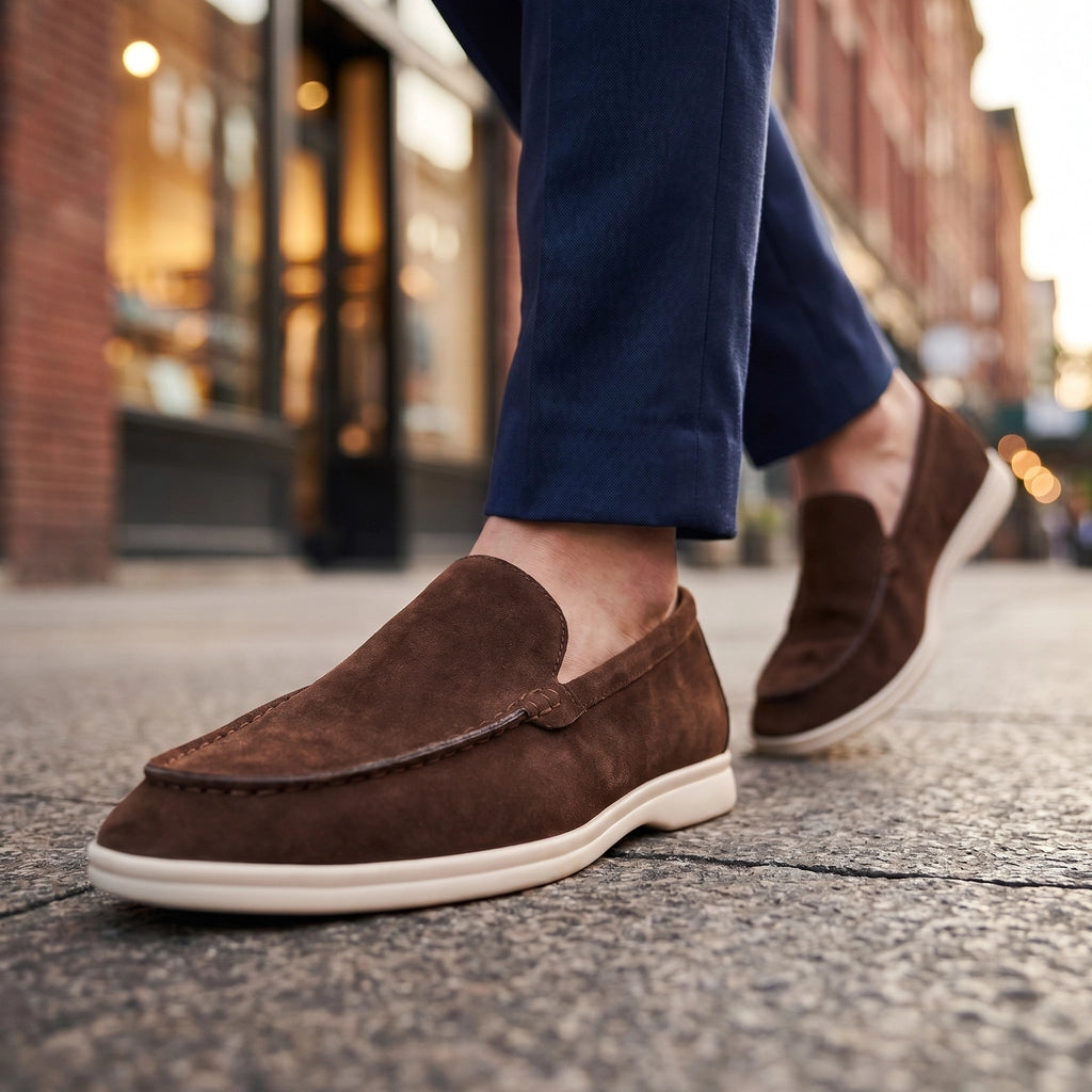 Brown Lorenzo Italian Loafers 4