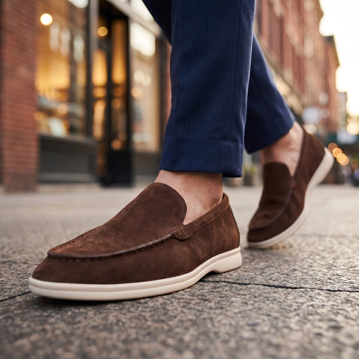 Brown Lorenzo Italian Loafers 4