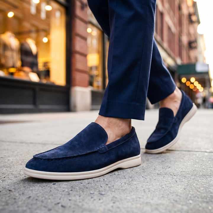 Blue Lorenzo Italian Loafers 4