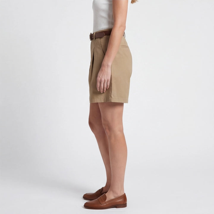 Khaki Cornwall Wide-Leg Cargo Shorts 4