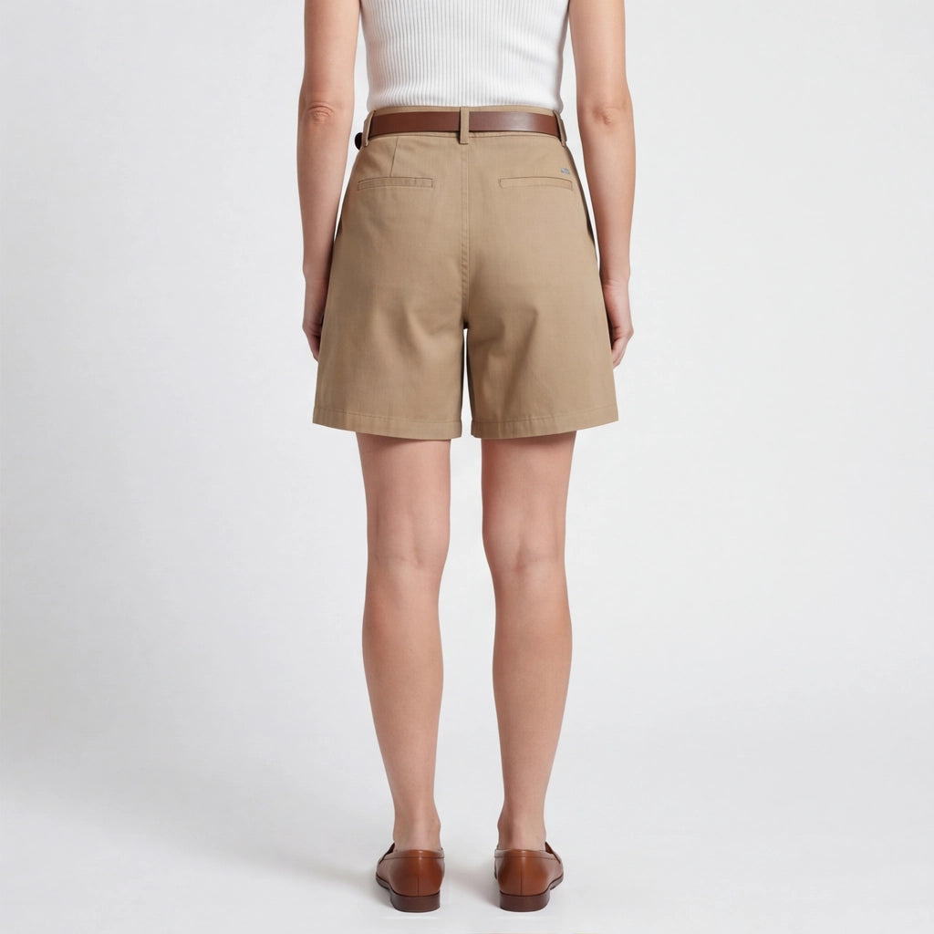 Khaki Cornwall Wide-Leg Cargo Shorts 5