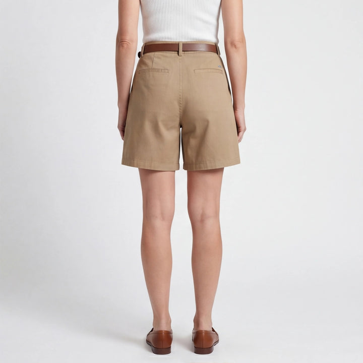 Khaki Cornwall Wide-Leg Cargo Shorts 5