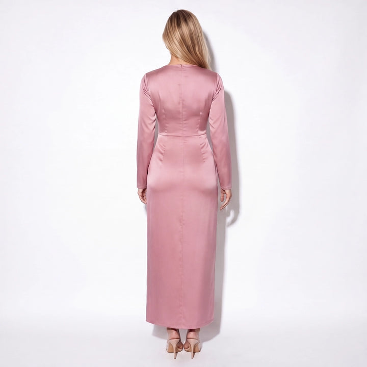 Petra Satin Midi Dress