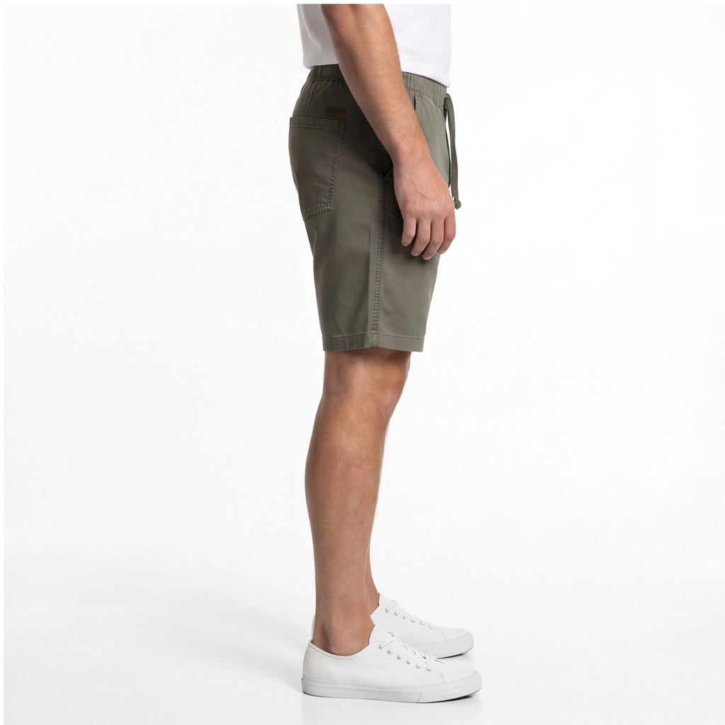 Gray Otis Cotton Cargo Shorts 4