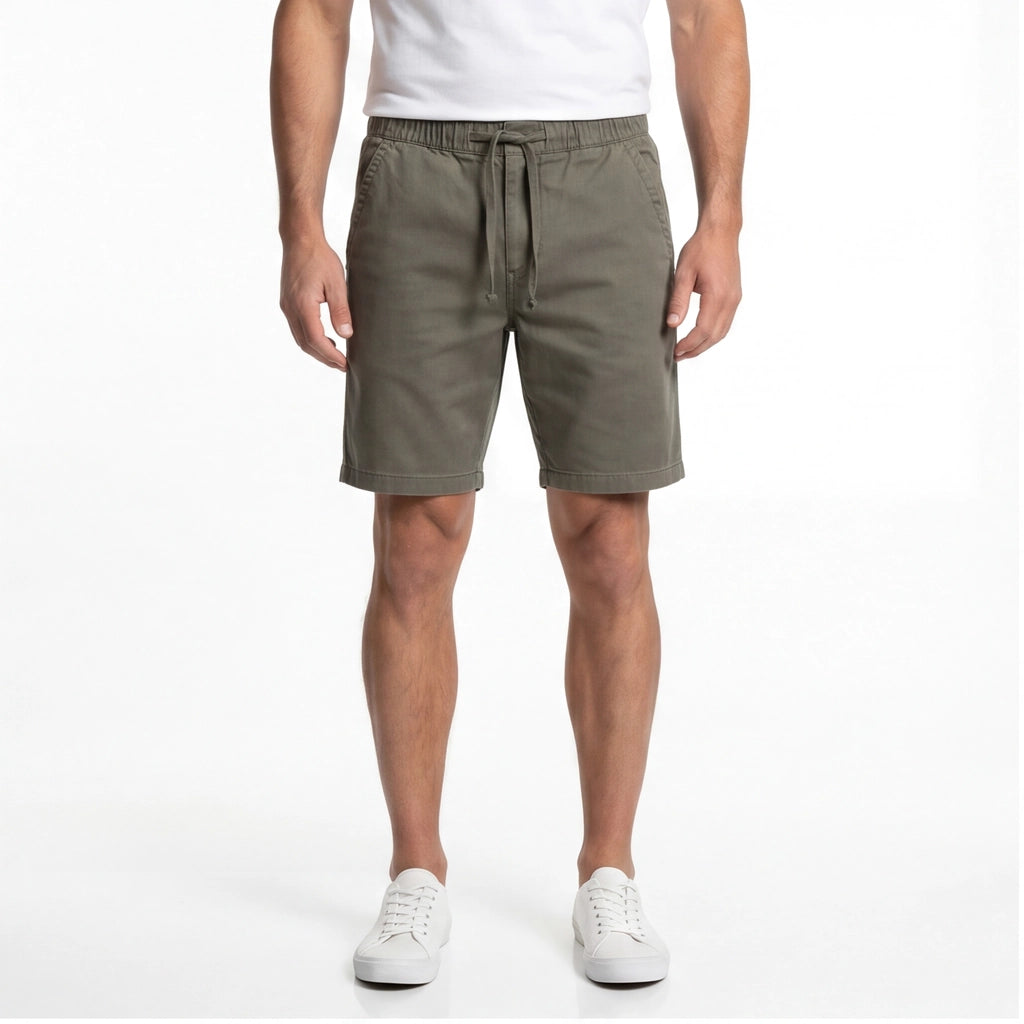 Gray Otis Cotton Cargo Shorts 2