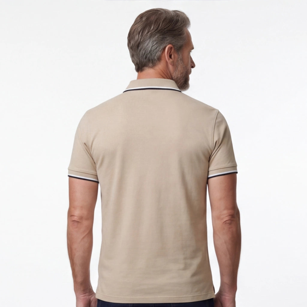 Montgomery Silk Knit Polo Shirt