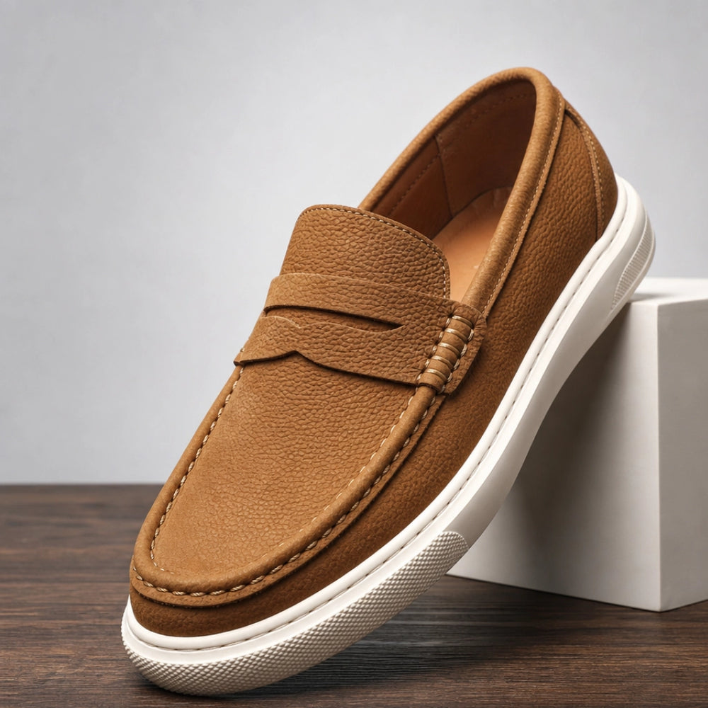 Everly Suede Leather Loafers