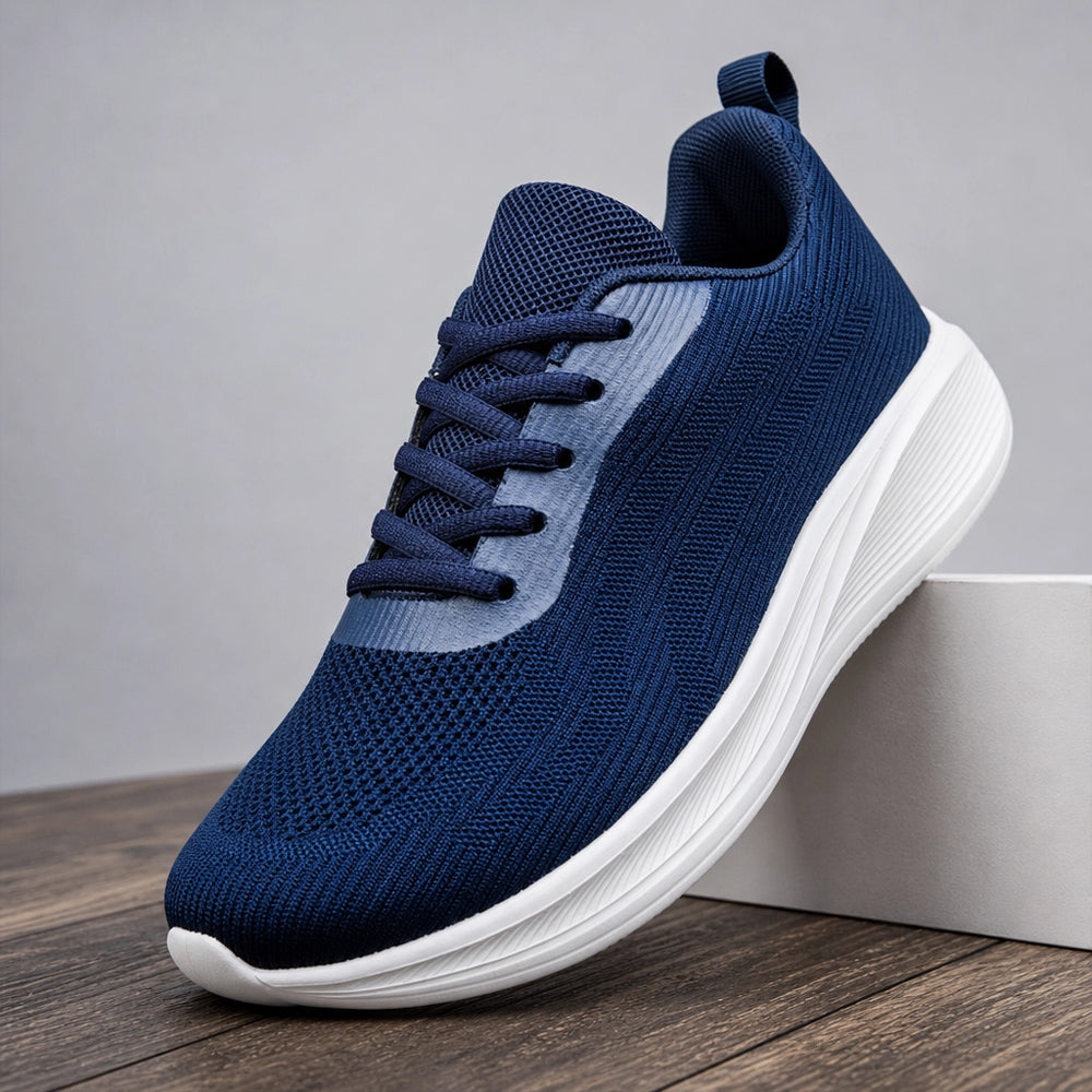 Blue Phillips Wide-Fit Mesh Trainers 1