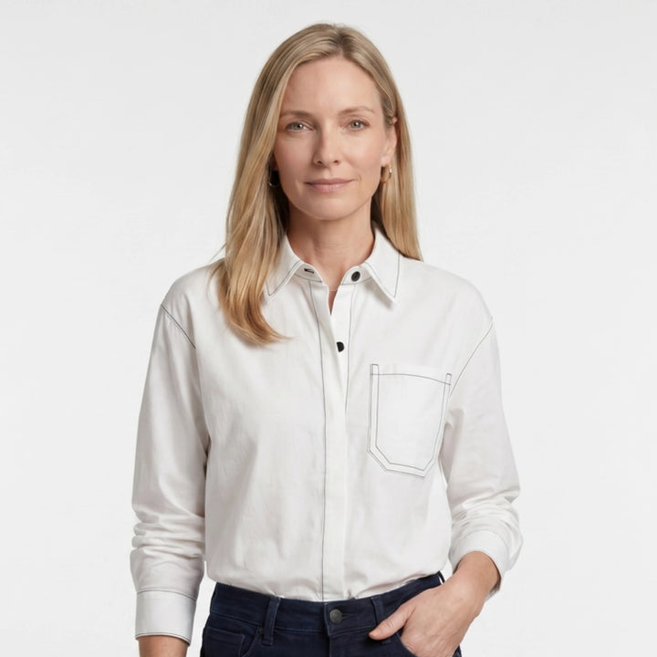 Kipling Oversized Button-Up Shirt