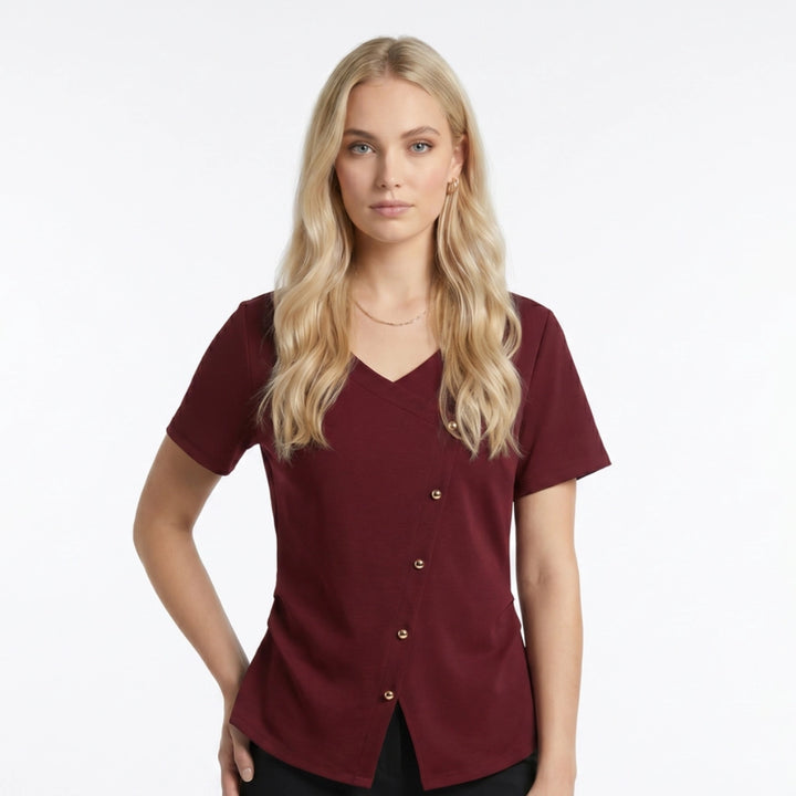 Steele Cotton V-Neck T-Shirt