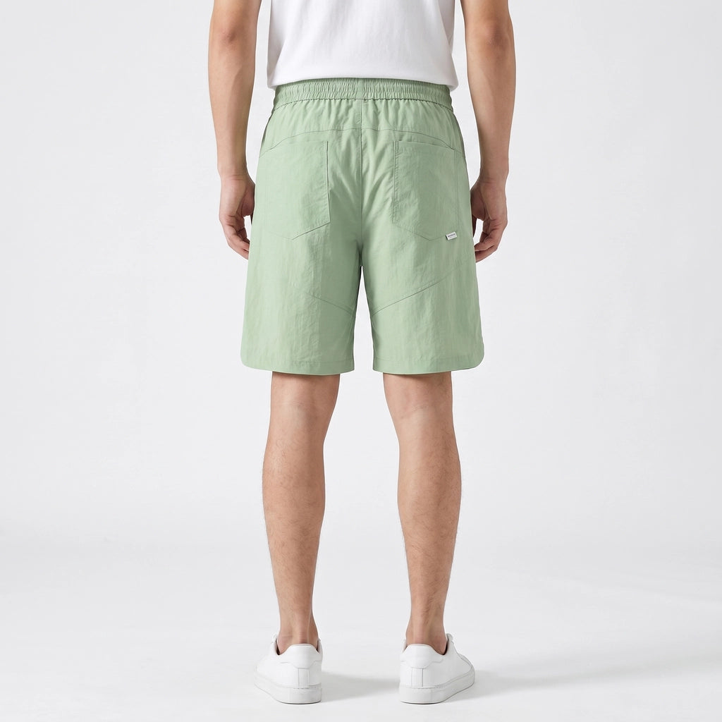 Light Green Eisley Mesh Mesh Shorts 4