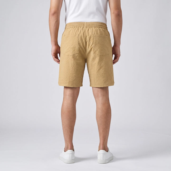 Khaki Halston Loose Fit Shorts 4