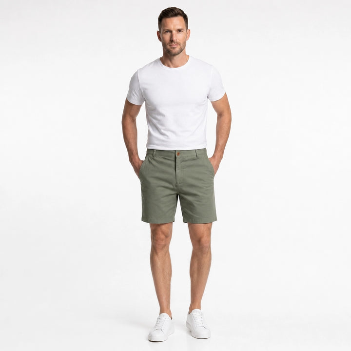 Wyeth Cotton Straight Shorts