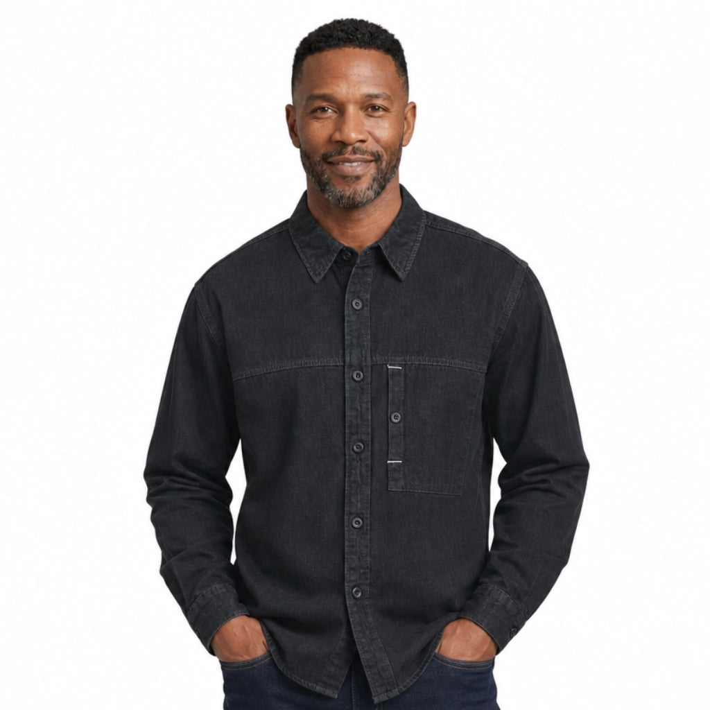 Morton Cotton Denim Shirt