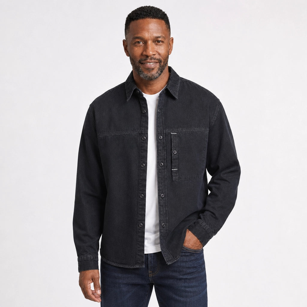 Morton Cotton Denim Shirt