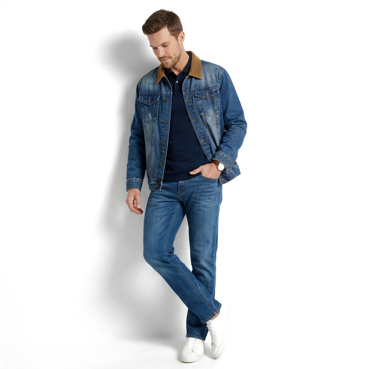 9016 Vintage Blue Thatcher Vintage Denim Jacket 6