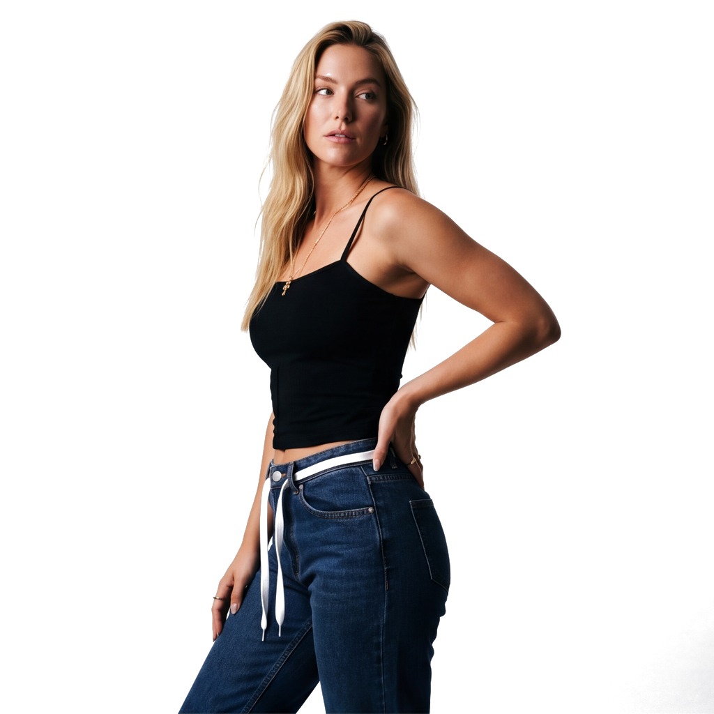 Black Aria Modal Cami Top 1