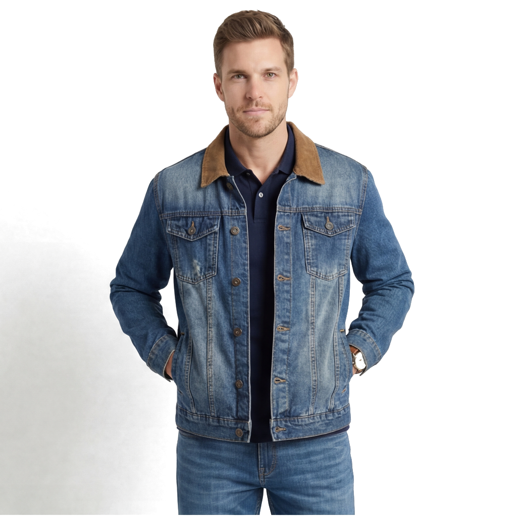 9016 Vintage Blue Thatcher Vintage Denim Jacket 7