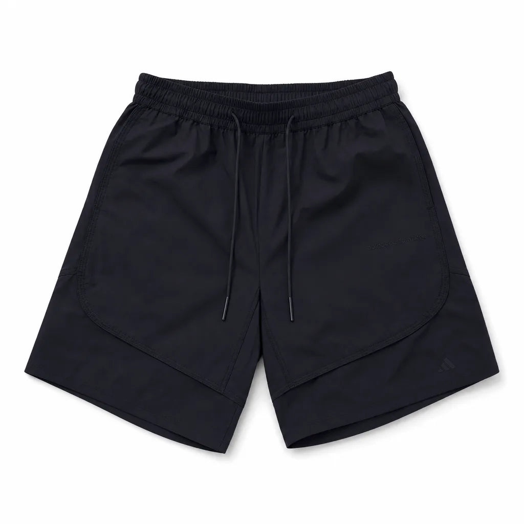 Men's Black Beatrice Loose Basketball Shorts