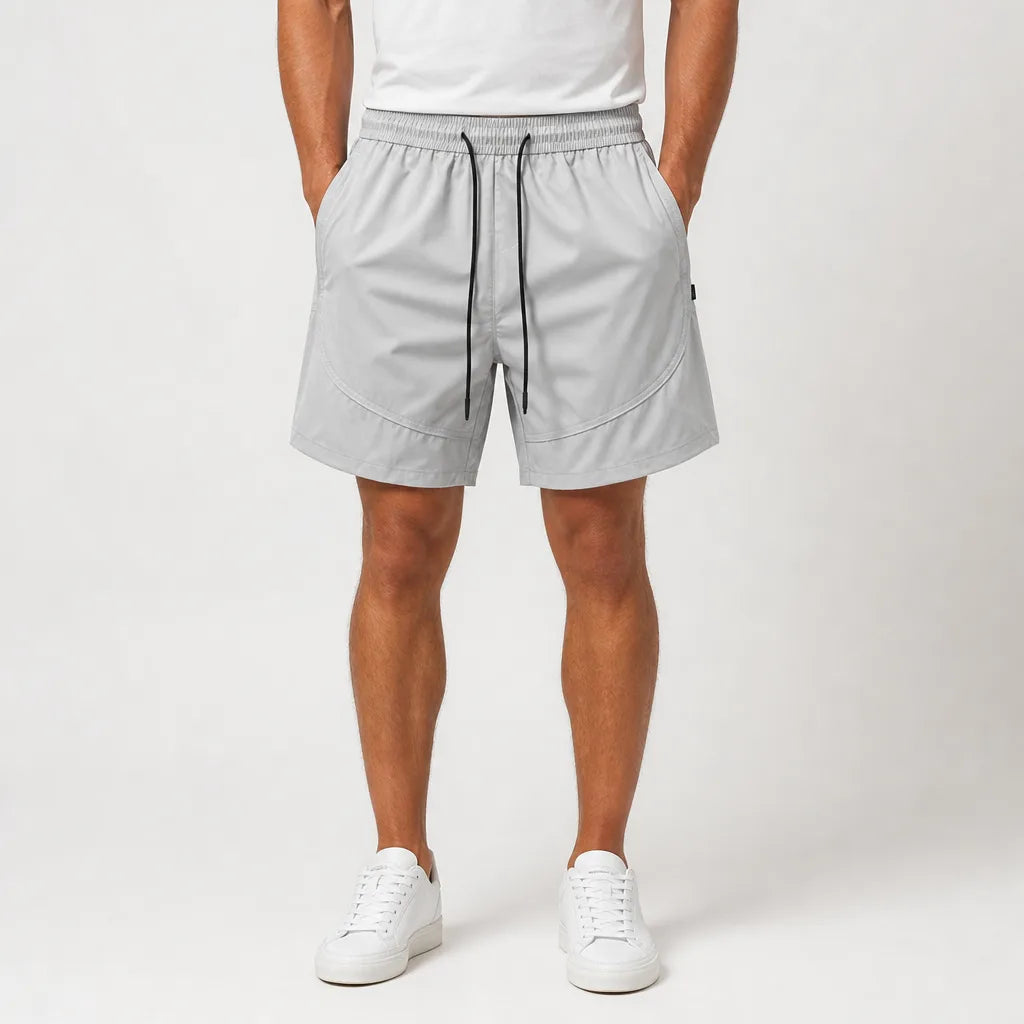 Men's Gray Beatrice Loose Basketball Shorts
