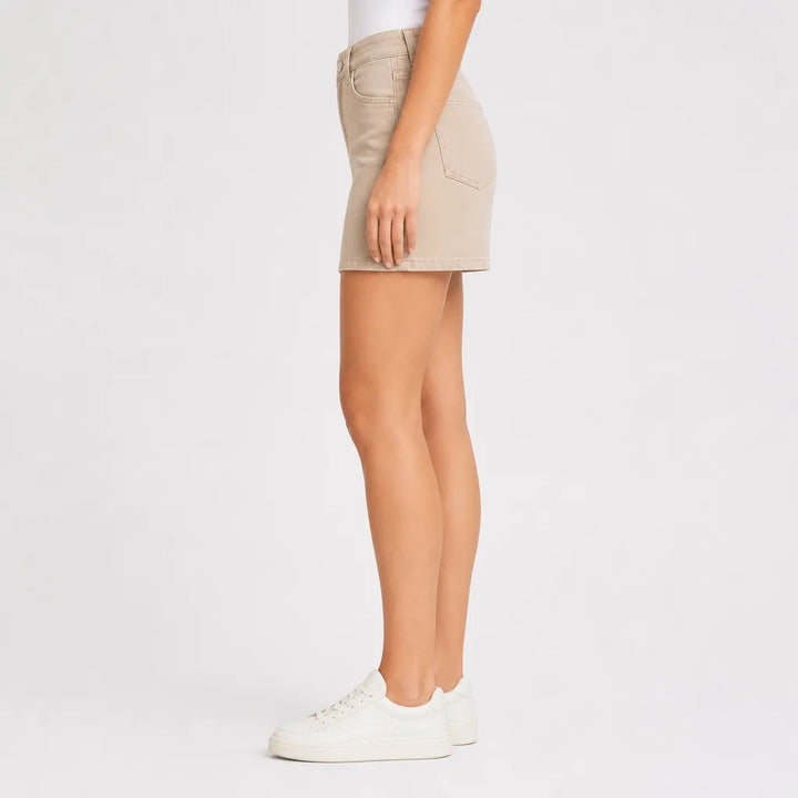 Women's Beige Marsh A-Line Mini Skort