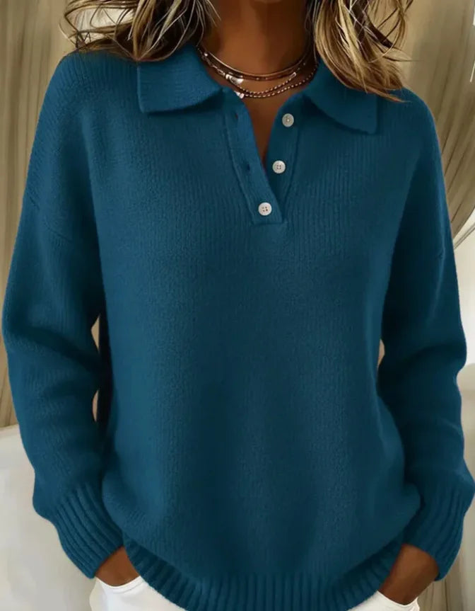 Aimee | Women's Soft Cozy Knit Cardgian - Size:XS;Color:Dark Blue