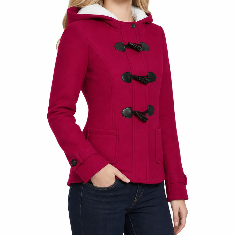 Women's Red Hunter Fleece Zip Hoodie
