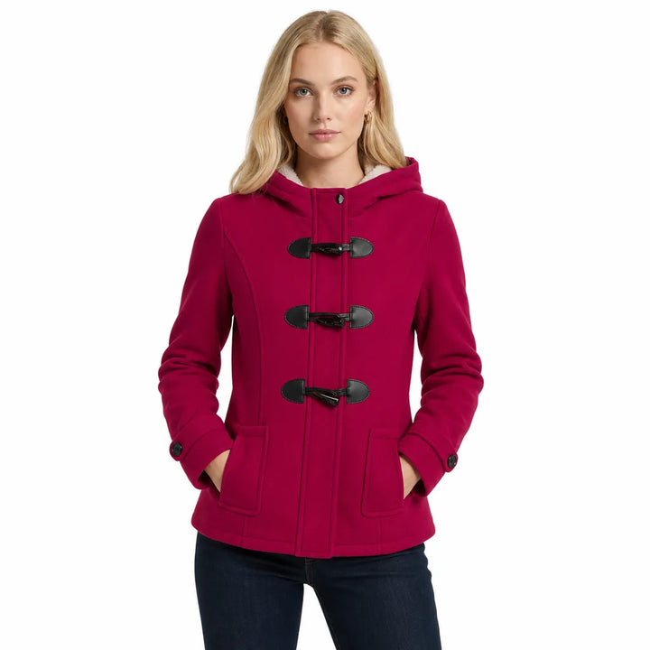 Women's Red Hunter Fleece Zip Hoodie