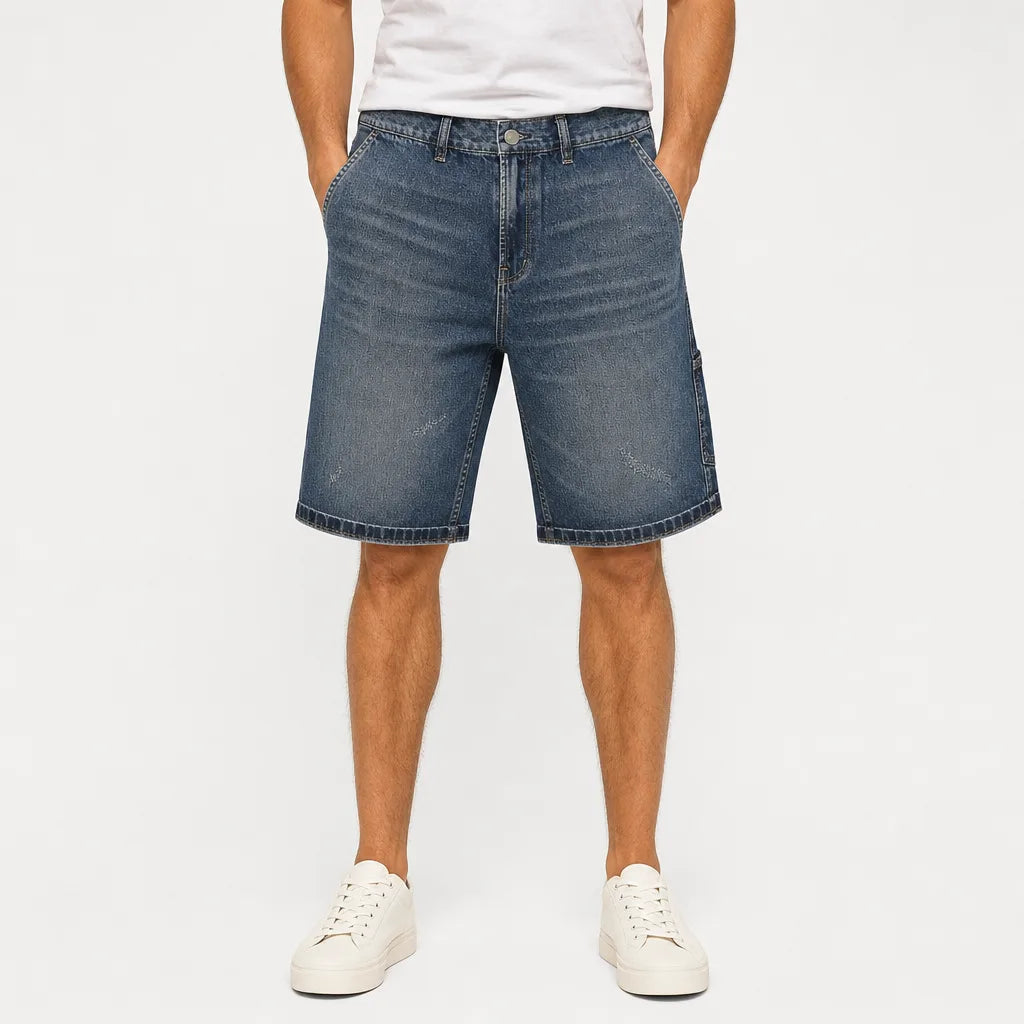 Men's Blue Kimball Cotton Denim Shorts