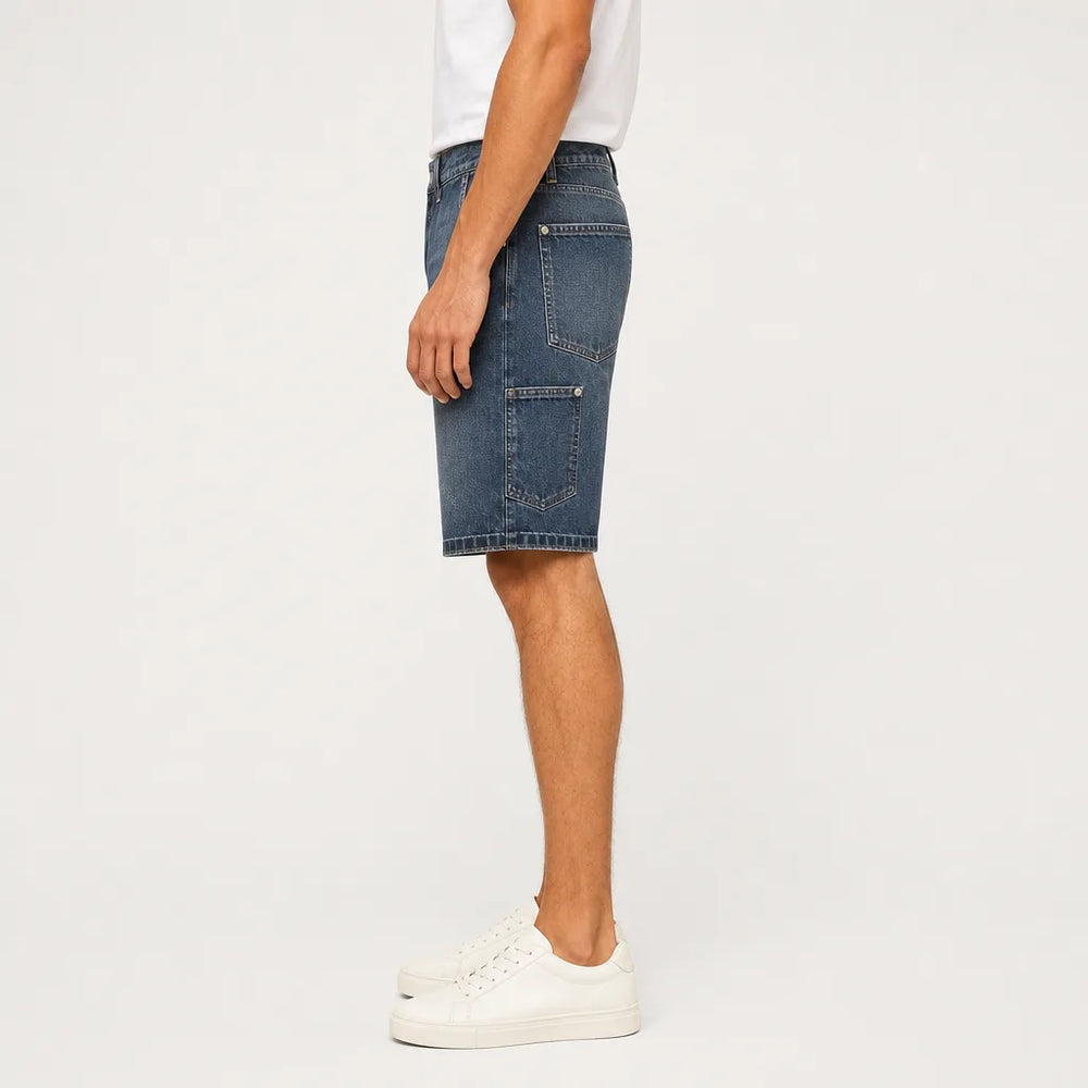 Men's Blue Kimball Cotton Denim Shorts
