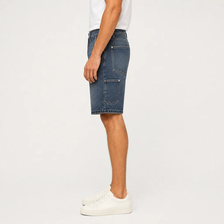 Men's Blue Kimball Cotton Denim Shorts
