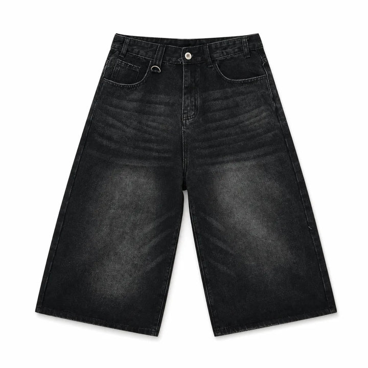 Ajay Long Shorts - Color:Black Gray;Size:XS