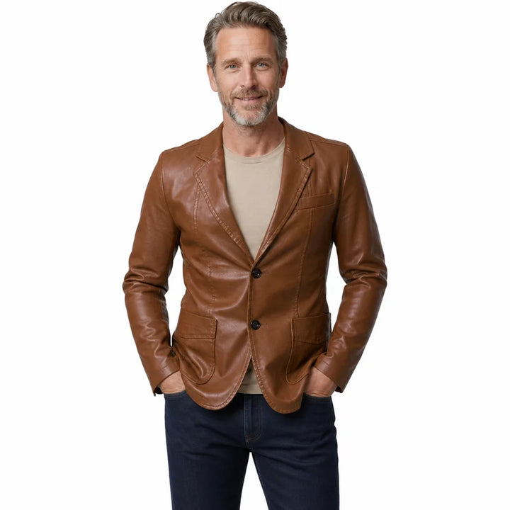 Men's Beige Leopold Washed Jacket