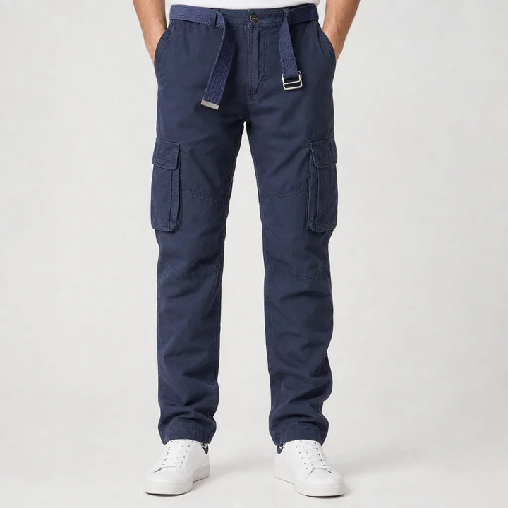 Alaric | Mens Work Cargo Pants - Color:Blue;Size:30