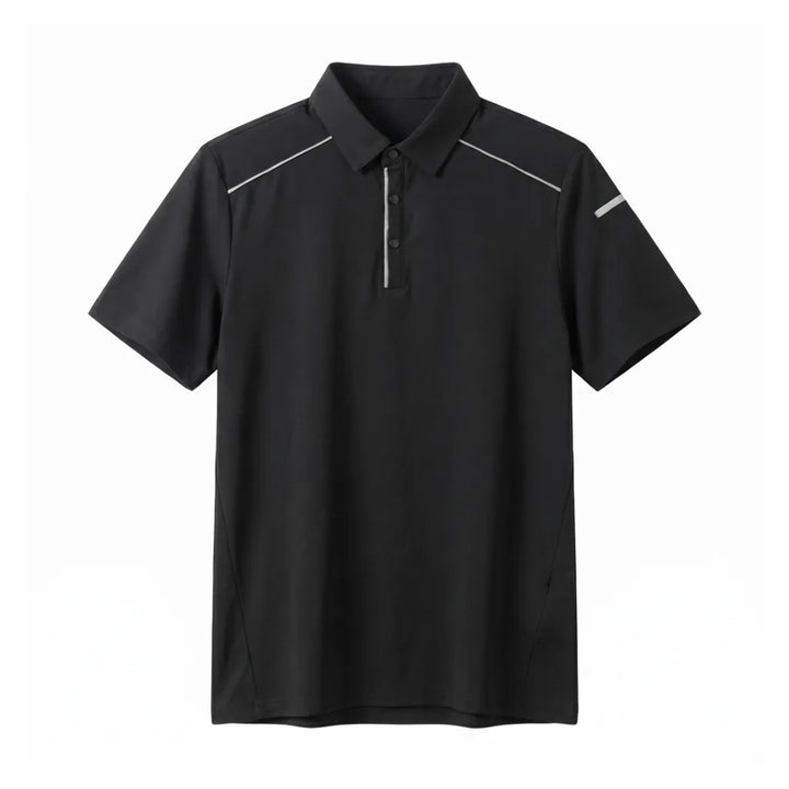 Alastair Reflective Polo Shirt - Color:Black;Size:XS