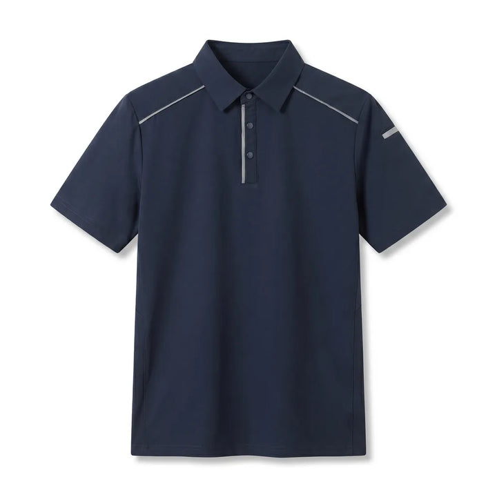 Alastair Reflective Polo Shirt - Color:Navy;Size:XS