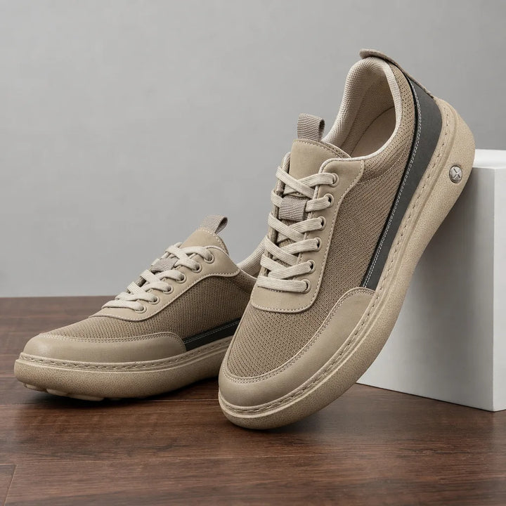 Alden Mesh Sneakers - Color:Beige;Size:38