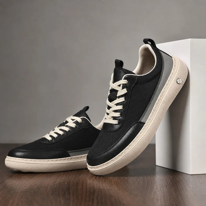 Alden Mesh Sneakers - Color:Black Gray;Size:38