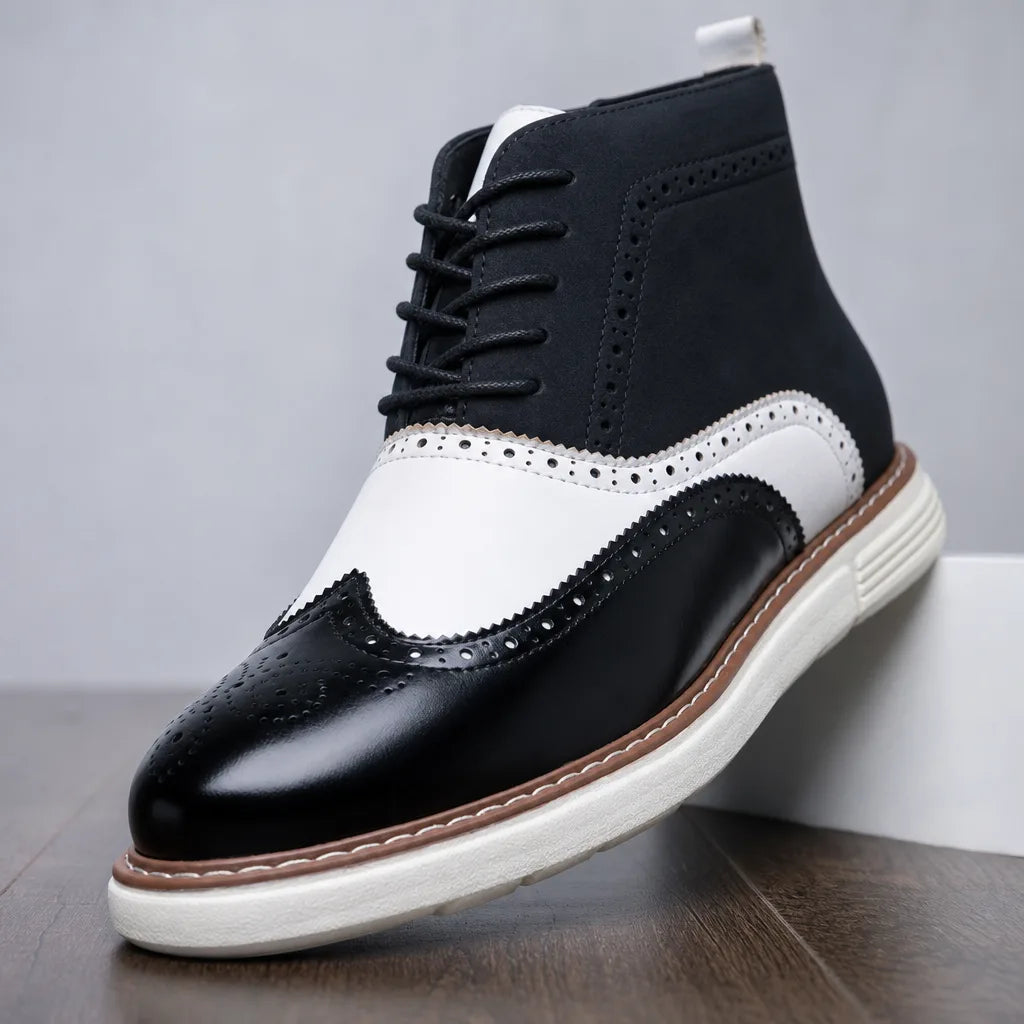 Men's Black Stirling Side Zip Boots