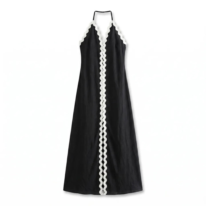 Aleesha Maxi Dress - Color:Black;Size:XXS