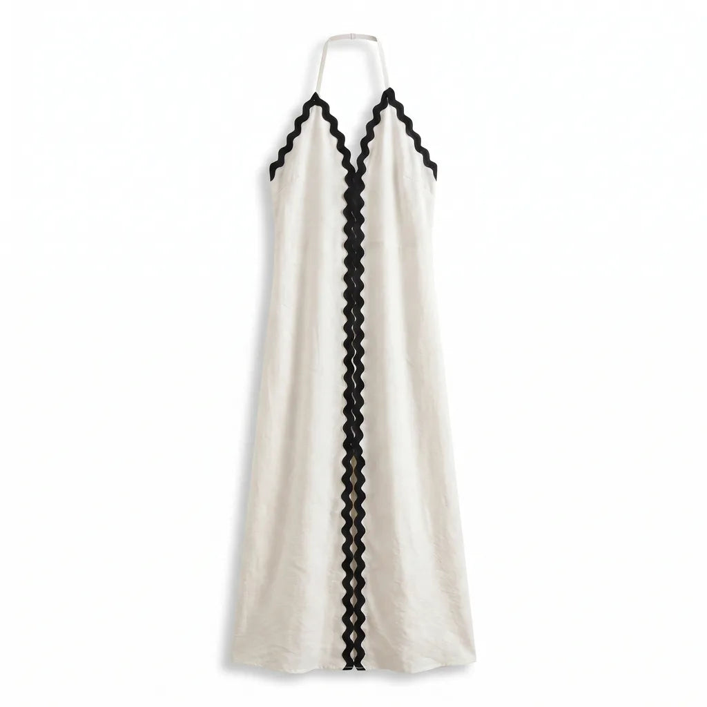 Aleesha Maxi Dress - Color:White;Size:XXS