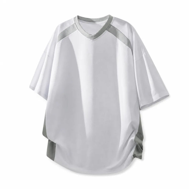 Aleksander V-Neck Tee - Color:White;Size:M