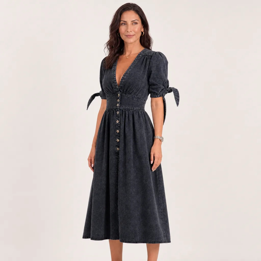 Women's Alice | Women's Fall Denim Shirt Dress